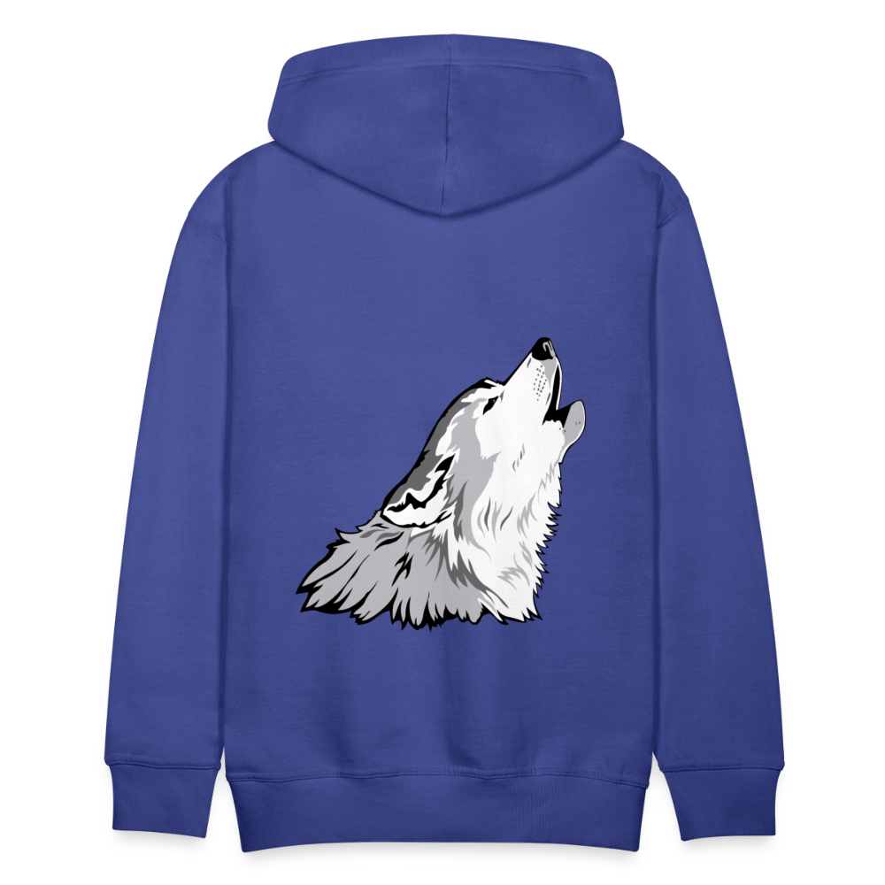 Wolf Men’s Premium Hoodie - royal blue
