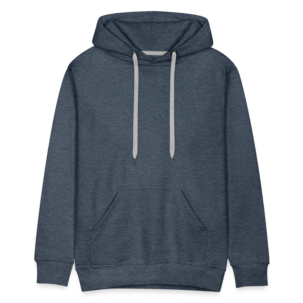 Back to nature Men’s Premium Hoodie - heather denim