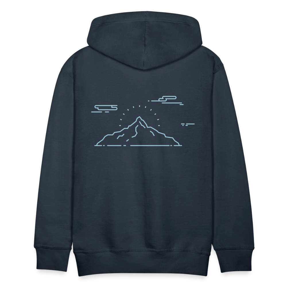 Mountains  Men’s Premium Hoodie - navy