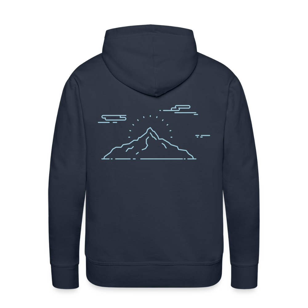 Mountains  Men’s Premium Hoodie - navy